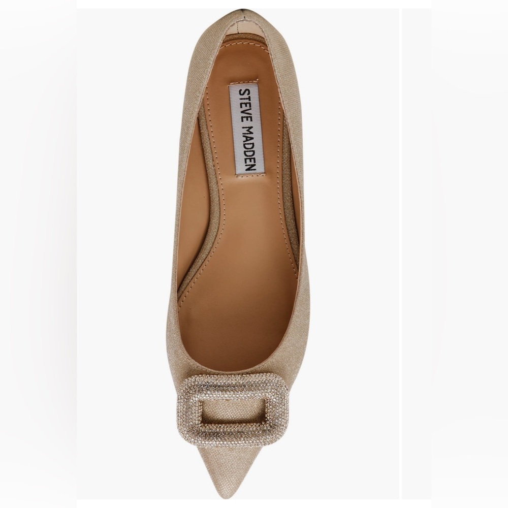 Steve Madden Glittery Brown Flats